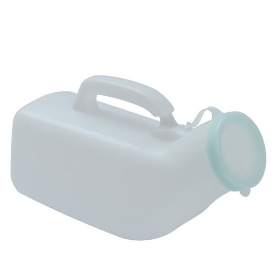 Men's Portable Urinal, 1200ml Leakproof Pee Bottle with Packaging and Precise Measurement Scale, Discreet and Portable for Overnight Travel, Camping Trips or Emergency Car Use