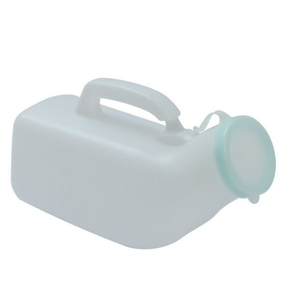 Men's Portable Urinal, 1200ml Leakproof Pee Bottle with Packaging and Precise Measurement Scale, Discreet and Portable for Overnight Travel, Camping Trips or Emergency Car Use