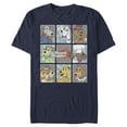 thumbnail image 1 of Men's Pound Puppies Character Box  Graphic Tee Navy Blue 3X Large, 1 of 5