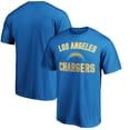 thumbnail image 1 of Men's Fanatics Powder Blue Los Angeles Chargers Victory Arch T-Shirt, 1 of 3