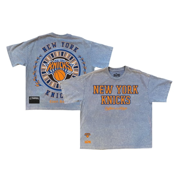 Men's Powder Blue New York Knicks Culture Worldwide Collection Premium T-Shirt