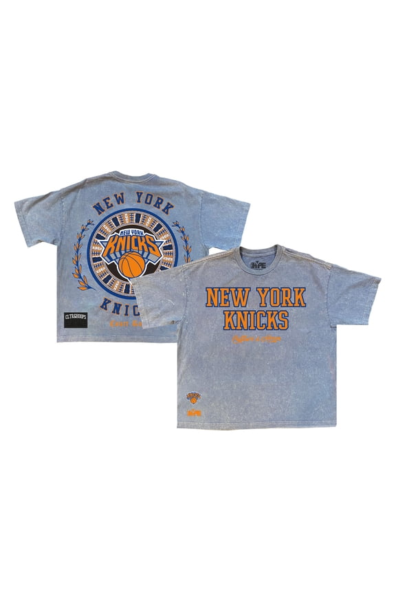 Men's Powder Blue New York Knicks Culture Worldwide Collection Premium T-Shirt