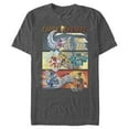 thumbnail image 1 of Men's Power Rangers Comic Strips  Graphic Tee Charcoal Heather 3X Large, 1 of 5
