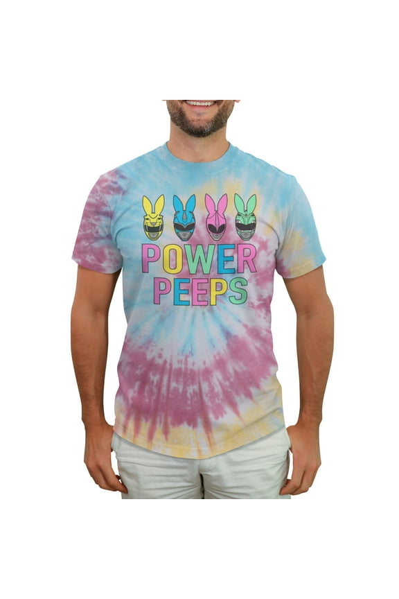 Men's Power Rangers Easter Power Peeps  Graphic T-Shirt