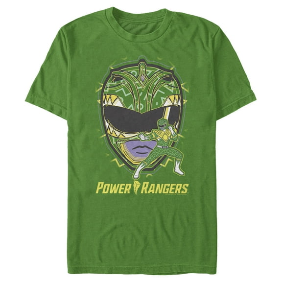Men's Power Rangers Green Ranger Hero  Graphic Tee Kelly Green 3X Large