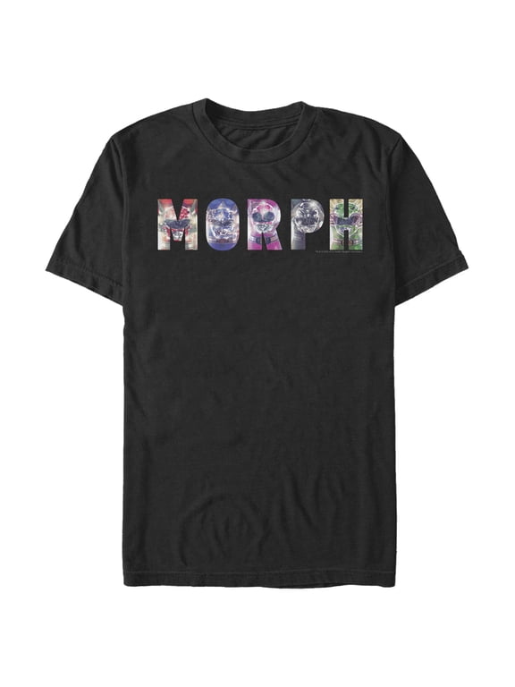 Men's Power Rangers Morph Team Graphic Tee Black Small