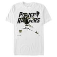 thumbnail image 1 of Men's Power Rangers White Ranger Fighting Stance Graphic Tee White 2X Large, 1 of 5