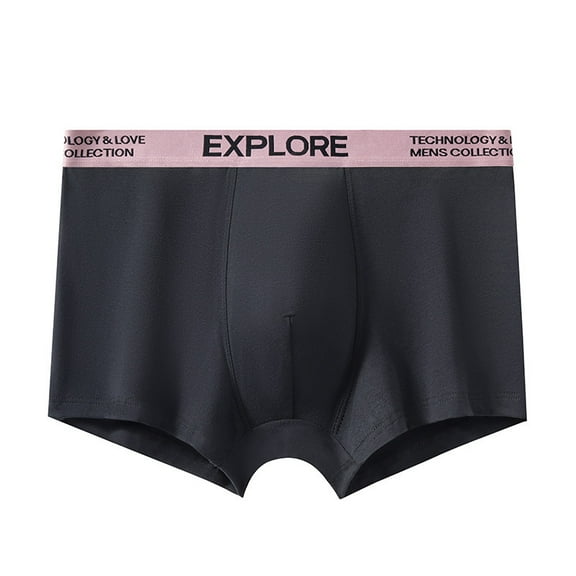 Men's Premium A-Class Combed Cotton Boxer Briefs: Summer Breathable & Antibacterial