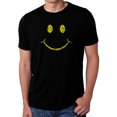 thumbnail image 1 of Men's Premium Blend Word Art T-shirt - Be Happy Smiley Face, 1 of 2