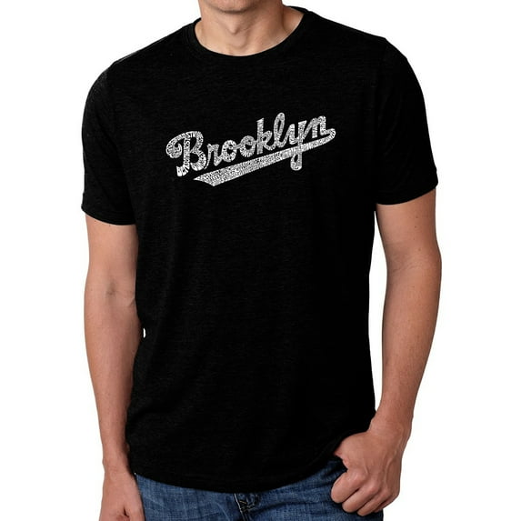 Men's Premium Blend Word Art T-shirt - Brooklyn Neighborhoods