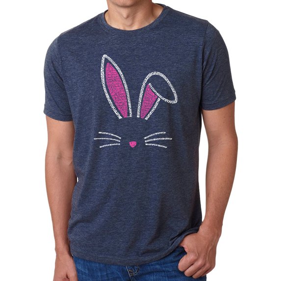 Men's Premium Blend Word Art T-shirt - Bunny Ears