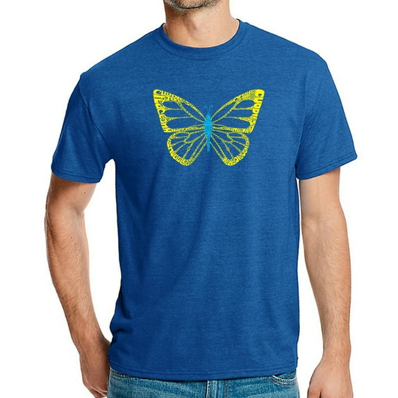 Men's Premium Blend Word Art T-shirt - Butterfly