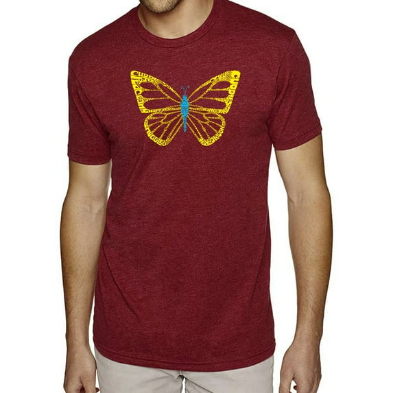 Men's Premium Blend Word Art T-shirt - Butterfly