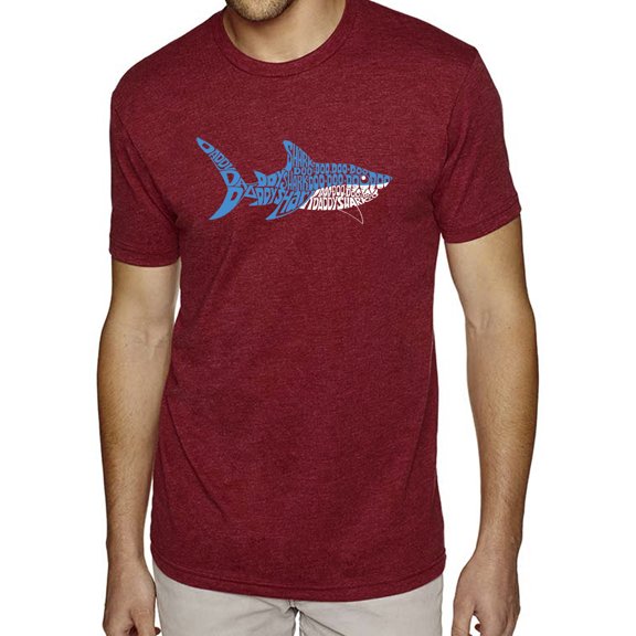 Men's Premium Blend Word Art T-shirt - Daddy Shark