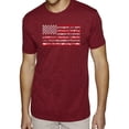 thumbnail image 1 of Men's Premium Blend Word Art T-shirt - Fireworks American Flag, 1 of 2