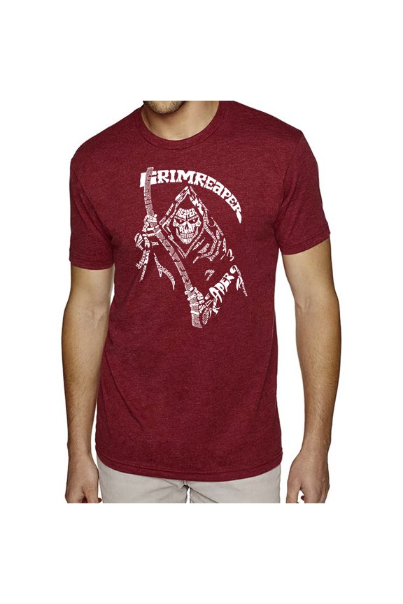 Men's Premium Blend Word Art T-shirt - Grim Reaper