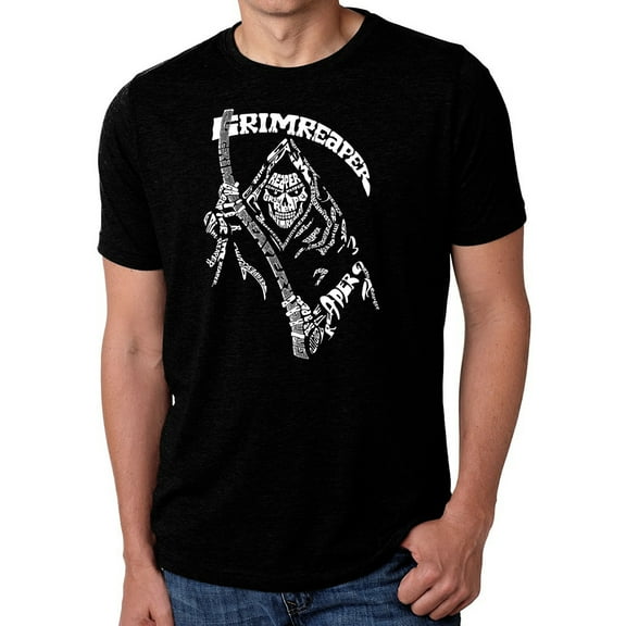 Men's Premium Blend Word Art T-shirt - Grim Reaper
