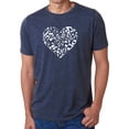 thumbnail image 1 of Men's Premium Blend Word Art T-shirt - Heart Notes, 1 of 2
