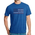 thumbnail image 1 of Men's Premium Blend Word Art T-shirt - Land of the Free American Flag, 1 of 2
