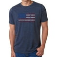 thumbnail image 1 of Men's Premium Blend Word Art T-shirt - Land of the Free American Flag, 1 of 2