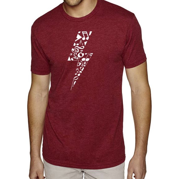 Men's Premium Blend Word Art T-shirt - Lightning Bolt