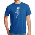thumbnail image 1 of Men's Premium Blend Word Art T-shirt - Lightning Bolt, 1 of 2
