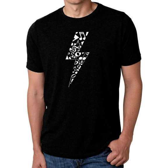 Men's Premium Blend Word Art T-shirt - Lightning Bolt
