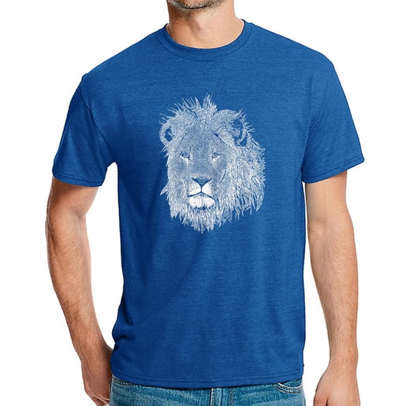 Men's Premium Blend Word Art T-shirt - Lion