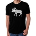 thumbnail image 1 of Men's Premium Blend Word Art T-shirt - Moose, 1 of 2