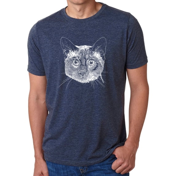 Men's Premium Blend Word Art T-shirt - Siamese Cat