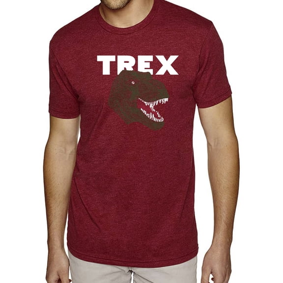 Men's Premium Blend Word Art T-shirt - T-Rex Head