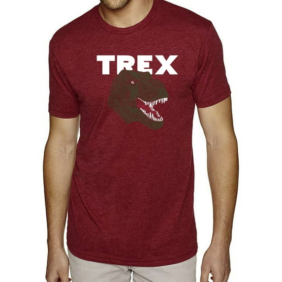 Men's Premium Blend Word Art T-shirt - T-Rex Head
