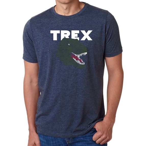 Men's Premium Blend Word Art T-shirt - T-Rex Head