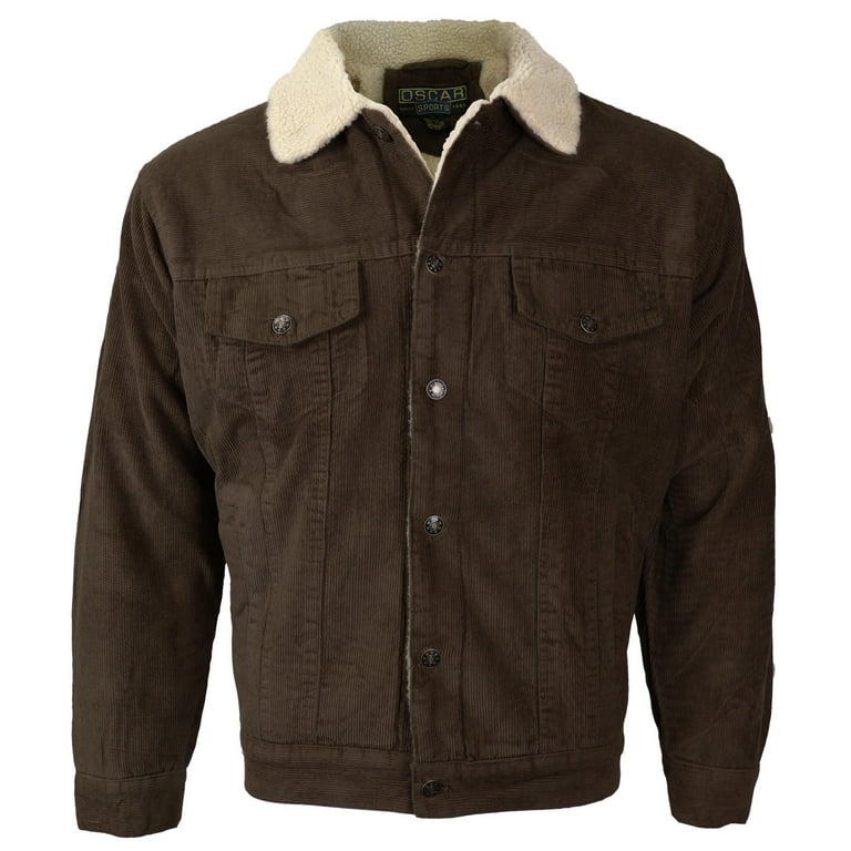 Corduroy jacket best sale with sherpa lining