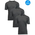 thumbnail image 1 of Men's Premium Cotton Blend Short Sleeve V-Neck Tees (3-Pack), 1 of 2