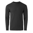 thumbnail image 1 of Men's Premium Crewneck Long Sleeve T-Shirts Classic Fit Mid-Weight Everyday Cotton Shirt, 1 of 6