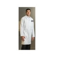 thumbnail image 1 of Men’s Premium Lab Coats Fabric twill 8.2oz 100% Cotton design Button Closure 3 Pockets Color WHITE Available sizes XS-XL (Sold as 2's/ Pack), 1 of 5