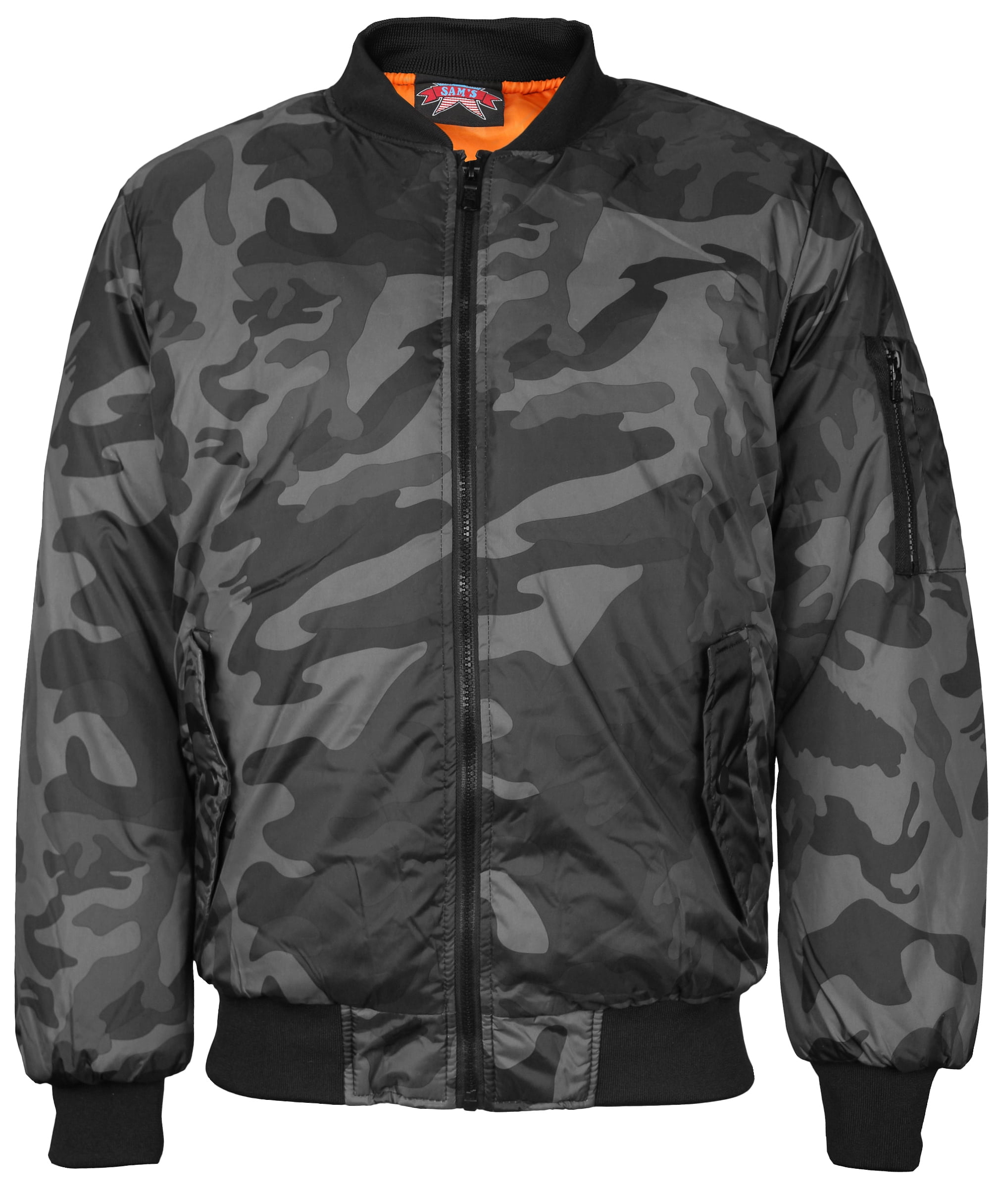 ジャケット・アウター opium type fur camo flight jacket Men-s-Premium-Multi-Pocket-