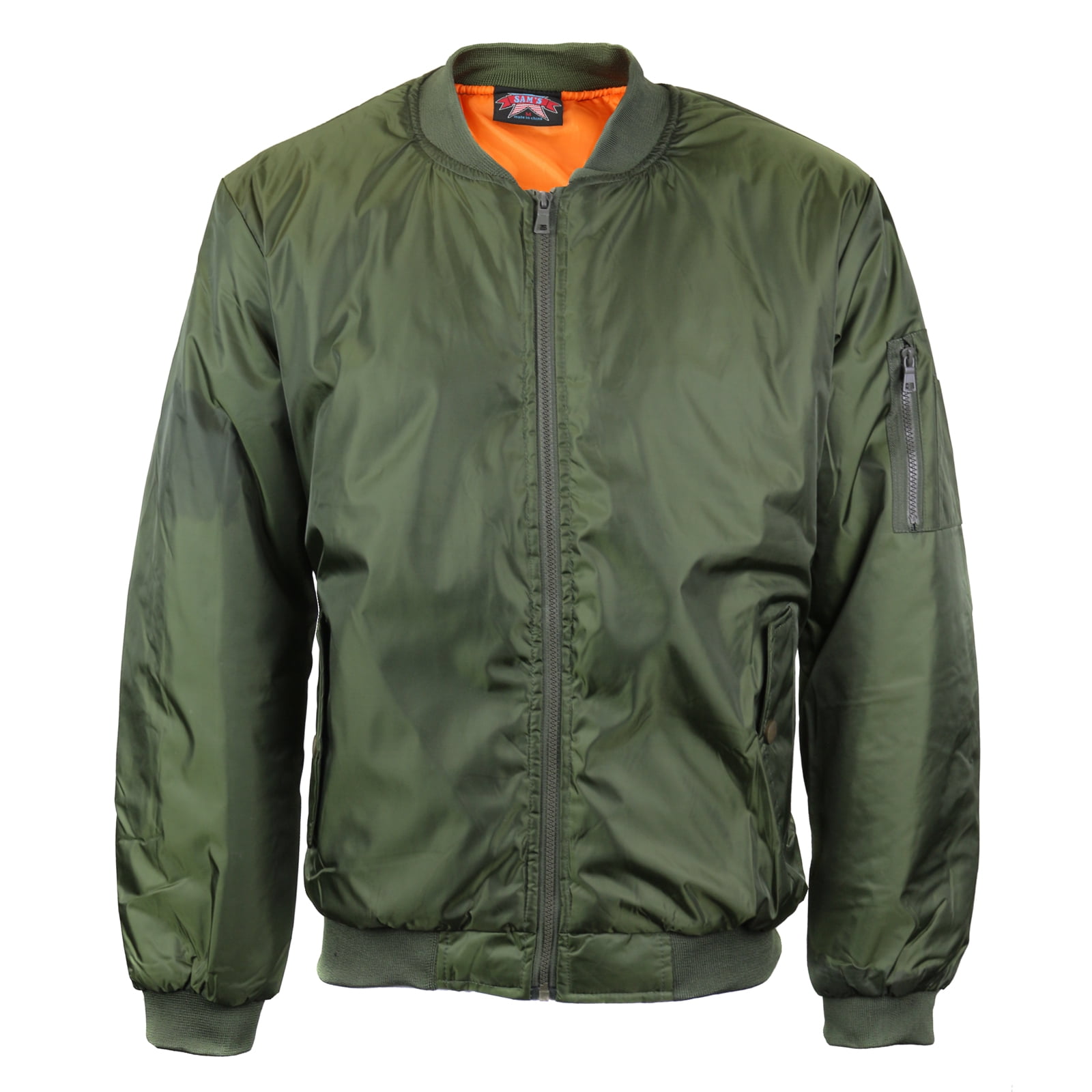ブルゾン Mm The Cube Camel Polyester Greens Padded Jacket Men's Premium Multi Pocket Water Resistant Padded Zip Up