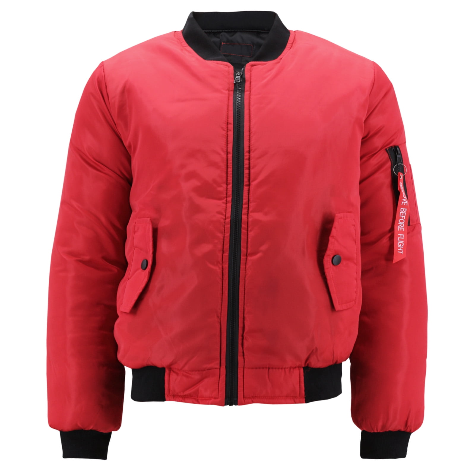 Men's Premium Multi Pocket Water Resistant Padded Zip Up Flight