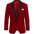 thumbnail image 1 of Men's Premium Slim Fit Shawl Lapel Velvet Jacket-Many Colors, 1 of 4