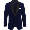 thumbnail image 1 of Men's Premium Slim Fit Shawl Lapel Velvet Jacket-Many Colors, 1 of 4