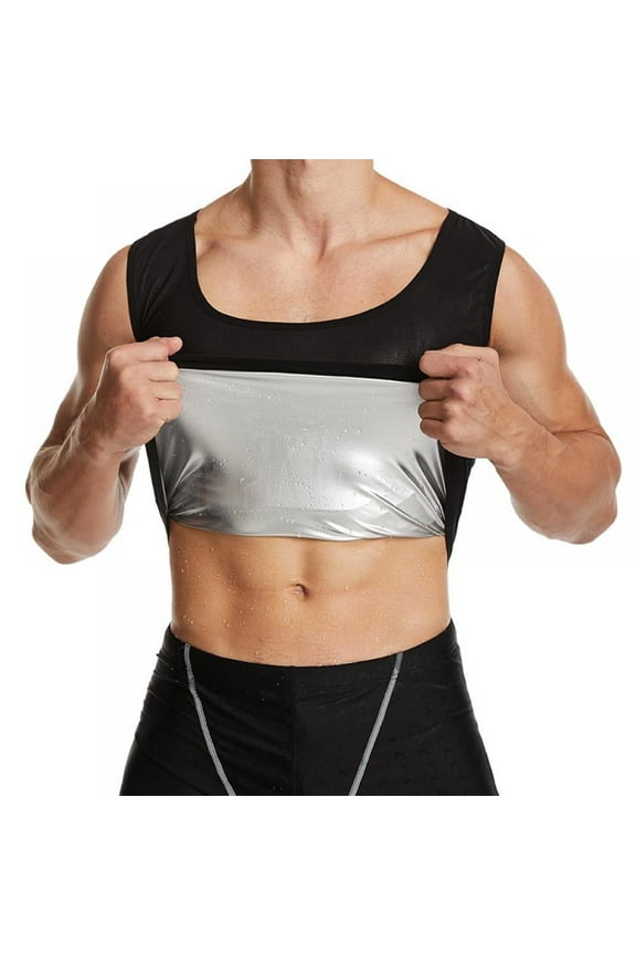 Men’s Premium Slimming Shapewear Workout Sauna Tank Top Vest