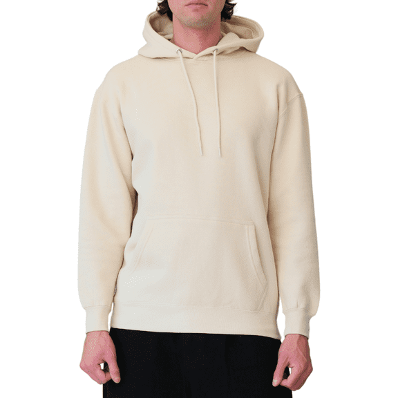 Men's Premium Weight Pullover Hoodie with Metal Eyelets MH13105 Bone Large