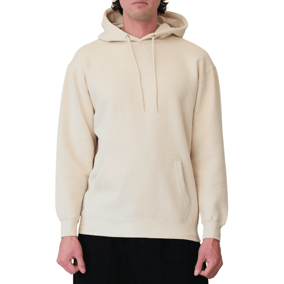 Men's Premium Weight Pullover Hoodie with Metal Eyelets MH13105 Bone Large