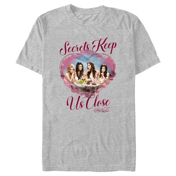 Men's Pretty Little Liars Secrets Keep Us Close  Graphic Tee Athletic Heather X Large