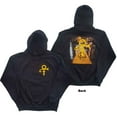 thumbnail image 1 of Men's Prince Love Symbol (Back Print) Hooded Sweatshirt Small Black, 1 of 3