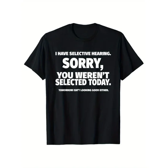 Men's Print Cotton Short-sleeve Pullover T-shirt