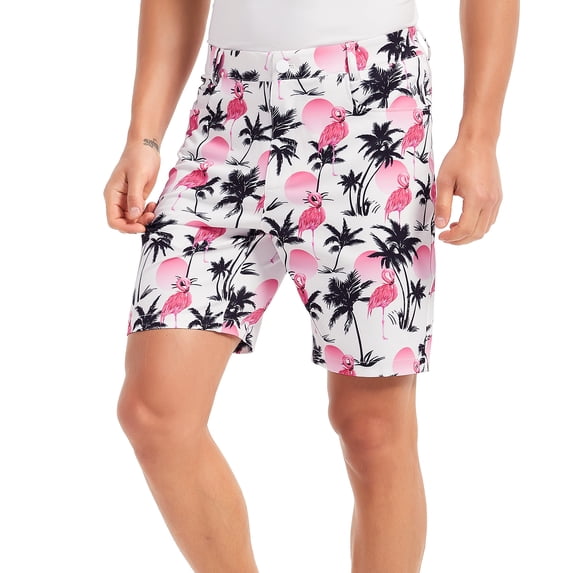 Men's Printed Soft Feel Golf Shorts