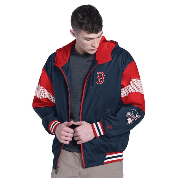 Men's Pro Player Navy/Red Boston Red Sox Legacy Lightweight Full-Zip Hooded Jacket